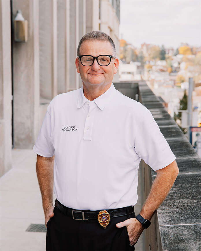 Tim Carson is running for re-election as Westmoreland County coroner